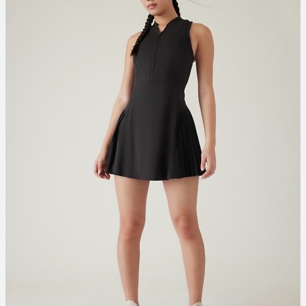 Athleta Black Match Point Dress